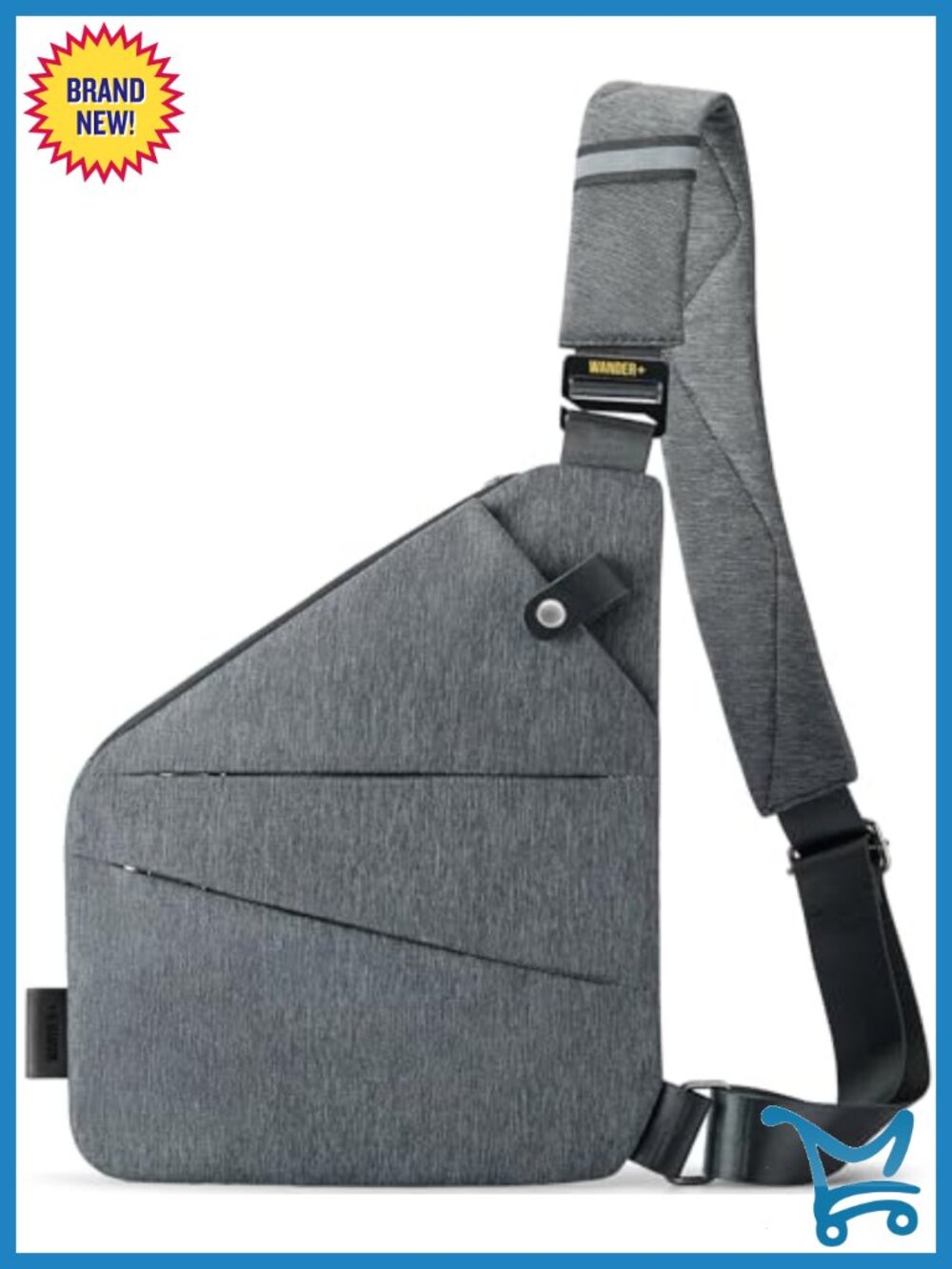 Anti Theft Crossbody Bag Travel Shoulder Bag Sling Bag Nylon Waterproof